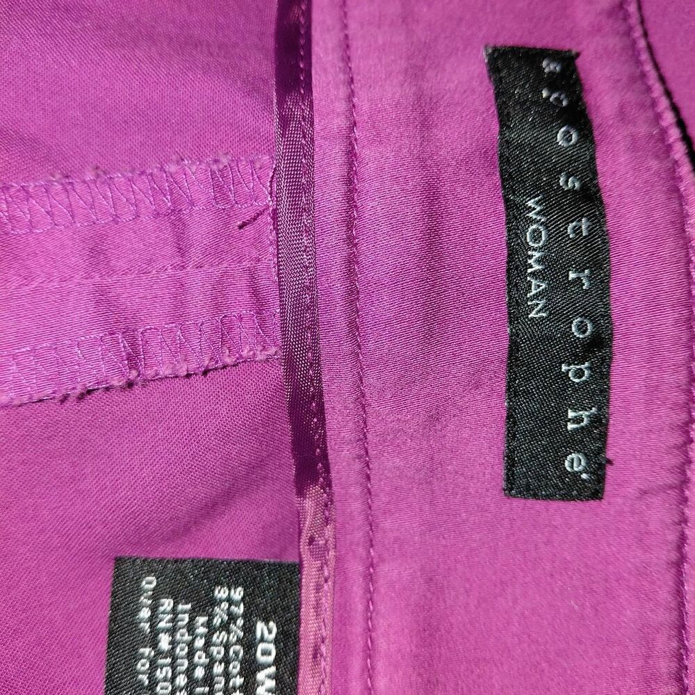 Prosphere Women's Purple Capris Sz 20